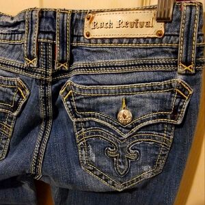 Rock Revival Jeans Debbie Boot Cut Tag 29